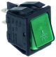 WIPSCHAKELAAR INBOUWMAAT 30X22MM GROEN 2NO 250V