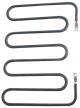 ELEMENT 1000W 230V L 180mm B 180mm H 18mm B1 45mm B2 90mm PIJP  Ø 6,3mm WINDINGEN 5
