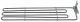 ELEMENT 1900W 400V L 410mm B 125mm H 28mm LA 56mm WINDINGEN 3 B1 45mm B2 31mm FL 70mm