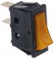 WIPSCHAKELAAR INBOUWMAAT 30X11MM GEEL 1NO 250V 16A