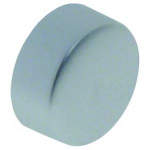 DRUKTASTER Ø 21MM ZILVER