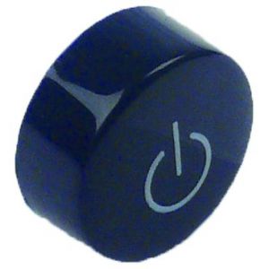 DRUKTASTER Ø 21MM AS 3,5X3,5MM DONKERBLAUW AAN-UIT