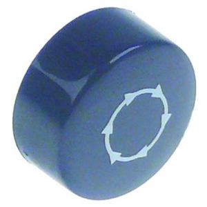 DRUKTASTER Ø 21MM BLAUW START PASSEND VOOR ROLD